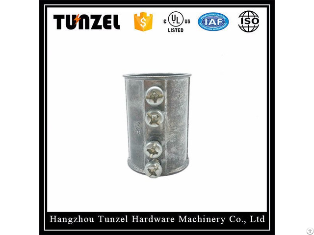 High Quality Aluminum Set Screw Sleeve Type Emt Coupling By Zhejiang China Suppliers