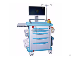 Luxurious All In One Wireless Nursing Computer Trolley