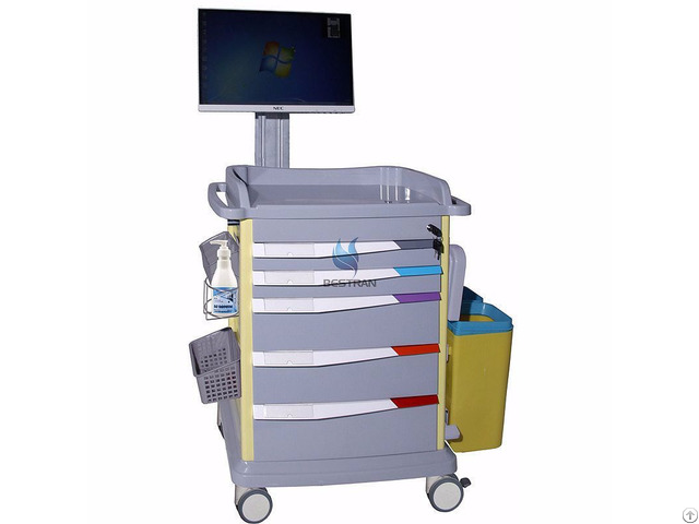 Luxurious Wireless Nursing Computer Trolley Bt Ly18