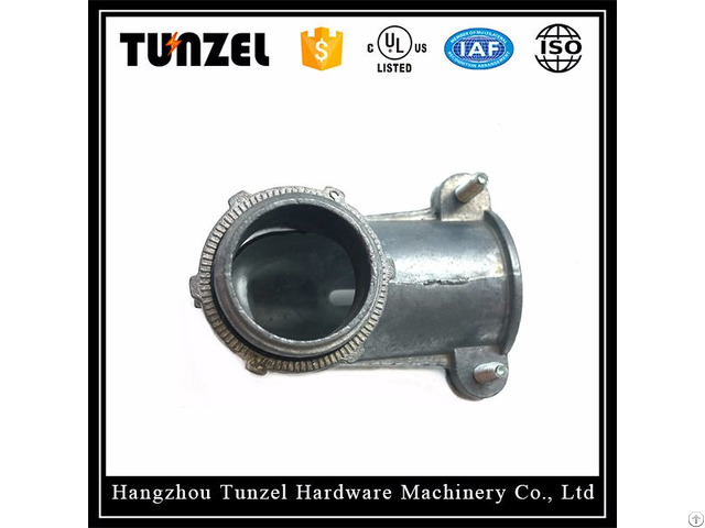 Angle Squeeze Zinc Bx Flex Connector By China Supplier