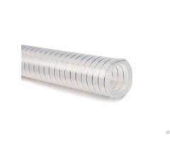 Type Tso Transparent Stainless Steel Helix Reinforced Silicone Hose