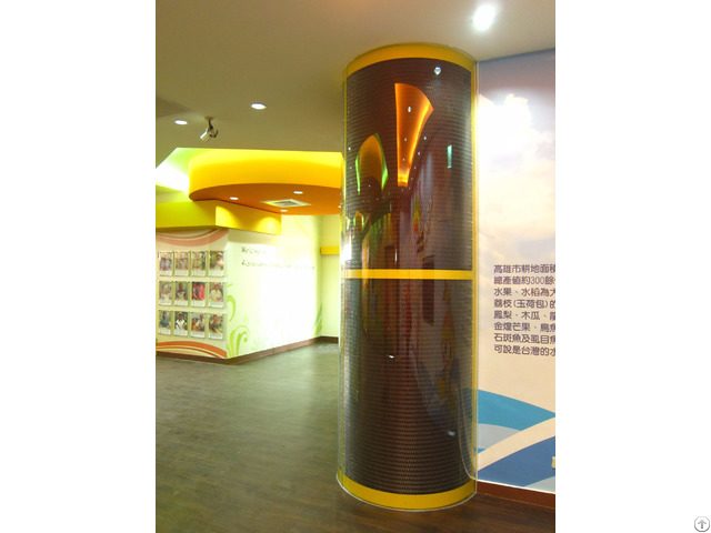 Honeycomb Core With Glass Cover Of Decorative Cylinders