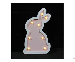 Customized Battery Rabbit Lamp Kids Baby Light Holiday Decorative Gift