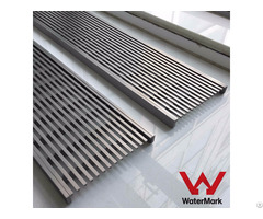 Stainless Steel Linear Shower Floor Drain With Wedge Wire Grate
