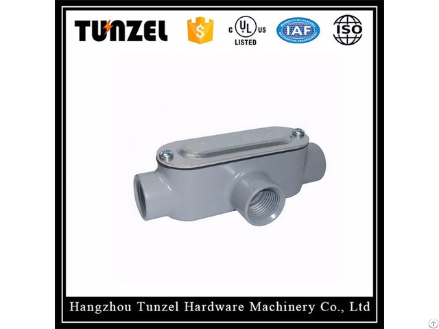 Electrical Aluminum Rigid Threaded Type T Conduit Body By Manufacturer