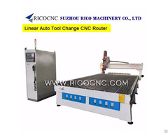 Linear Auto Tool Change Cnc Router With Italy Hsd Spindle Atc2040ad