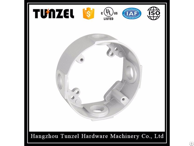 4 Inch Aluminum Electrical Box Round Extension Ring By Chinese Supplier