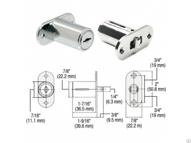 Zinc Plunger Lock Die Casting T Bolt 7 8in