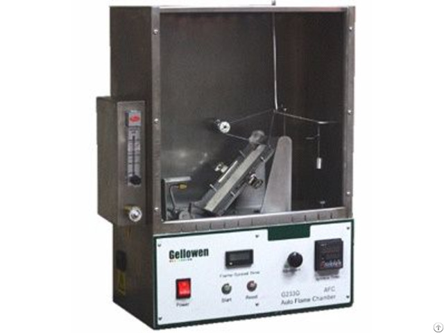 Astm D1230 45 Degree Flammability Tester