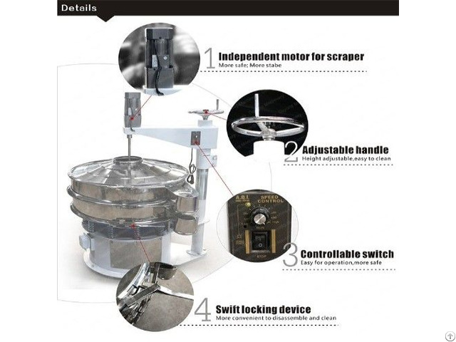 High Efficiency Metal Powder Rotary Vibrating Screen