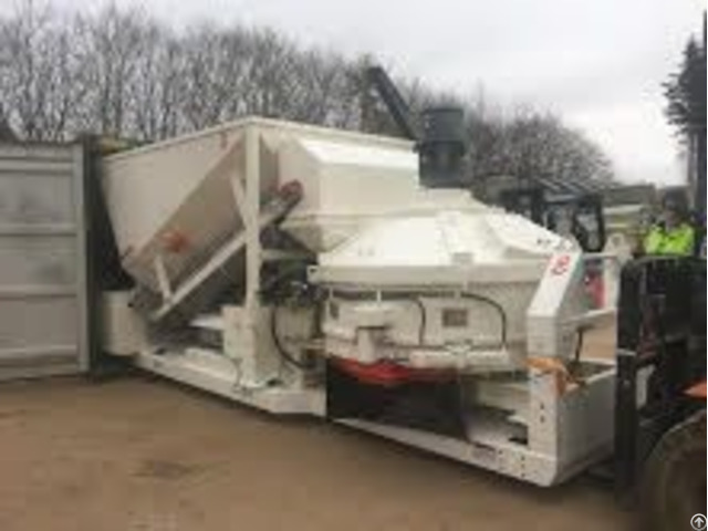 Used Mobile Concrete Mixing Plant Sumab C 15 1200