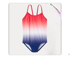 Girls Smooth Patterned Swimsuit
