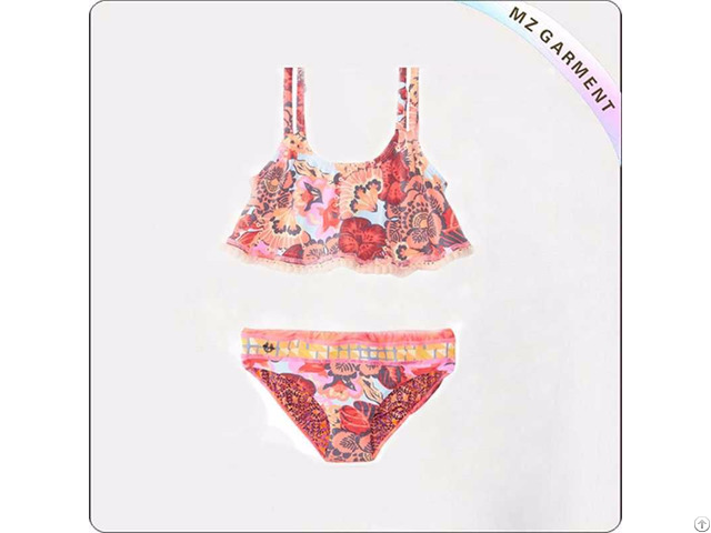 Girls Midnight Summer Bikini Set 92 Percent Nylon 8 Percent Spandex