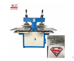 Oil Hydraulic Fabric Patch Embossing Machine Equipment
