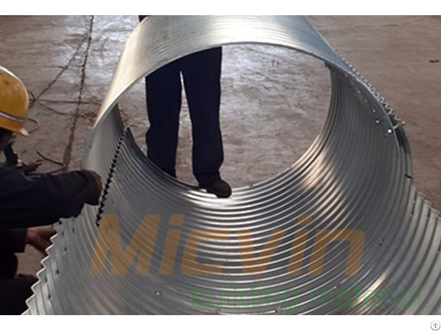 Galvanized Corrugated Steel Pipe Culvert