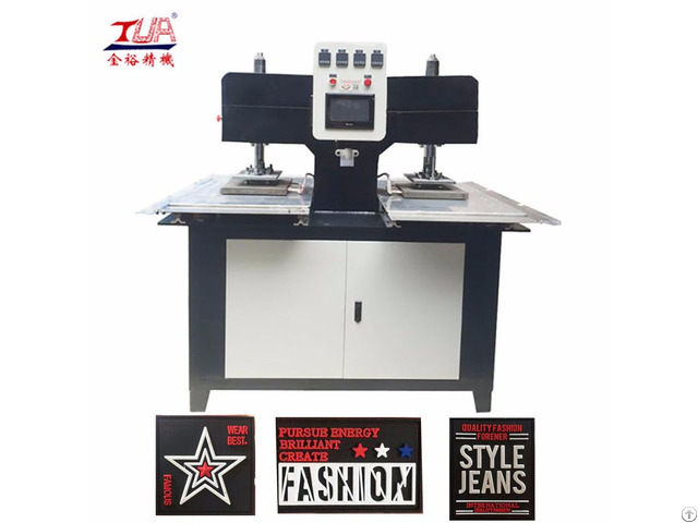 Oil Hydraulic Fabric Patch Embossing Machine