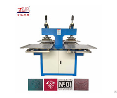 Two Heads Auto Leather Labels Embossed Machine Equipment