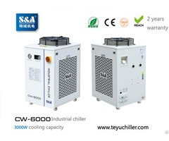 S And A Water Chiller Cw 6000 With 3kw Cooling Capacity Environmental Refrigerant