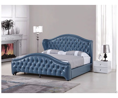 American Modern Leather Bed For Home And Hotel
