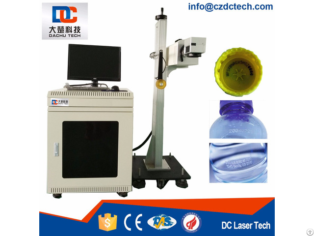 Co2 Laser Marking Machine For Plastic Drink Bottle