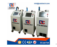 Portable Fiber Laser Marking Machine Printing For Plastic Single Pipe Extrusion Line With Cover