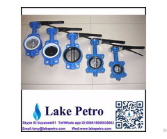 Dn 100 Butterfly Valve Wafer Type For Solid Control System