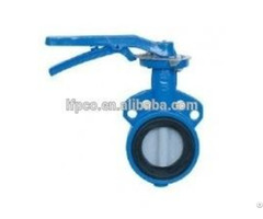 Ductile Iron Wafer Type Flange Butterfly Valve Dn200