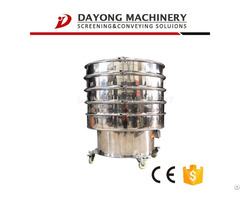 Circle Round Rotary Vibro Sieve For Plastic Powder Classify