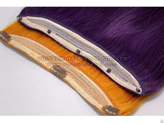 Vietnamese Beaded Weft Human Hair Extensions Good Price