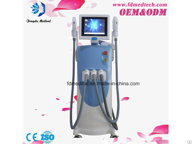 Vertical Multifunctional Shr Opt Ipl Hair Removal Machine