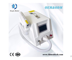 Portable Q Switched 1064nm And 532nm Nd Yag Laser Tattoo Removal Machine
