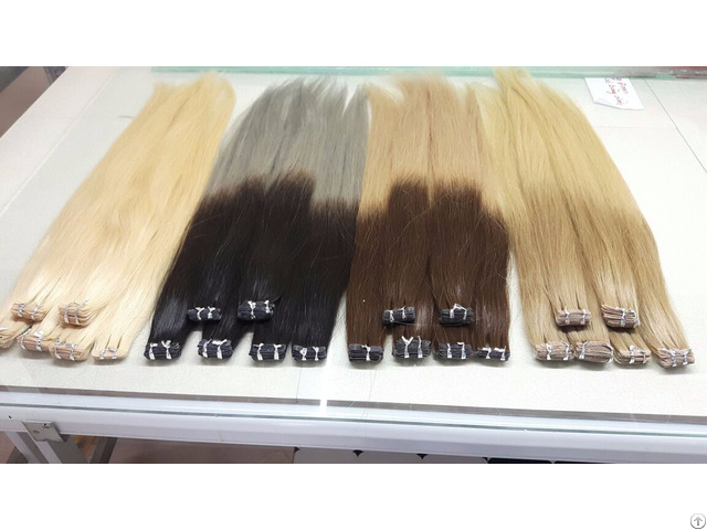 Whosales High Quality Color Pu Tape Human Hair Extensions