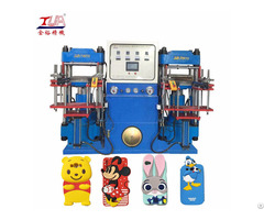 Double Heads Silicone Mobile Phone Case Hydraulic Machine