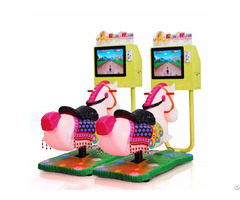Swing 3d Horse Racing Kids Game Coin Operated Kiddie Rides