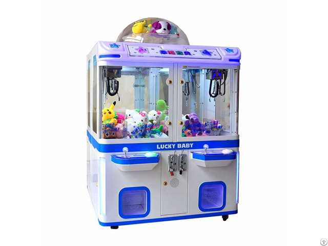 Coin Operated Gift Crane Claw Machines Lucky Baby Toys Catcher