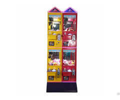 Mini Gift Crane Machine Doll Toy Claw Vending Game For 4 Players