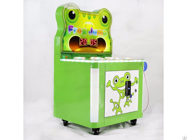 Whack A Frog Mole Hitting Hammer Game Machine Coin Operated Redemption Kids Games