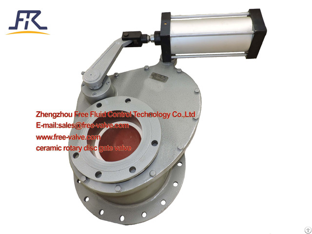 Pneumatic Rotating Type Ceramic Gate Valve