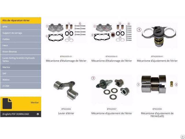 Brake Caliper Spare Parts For Trucks Buses Trailers