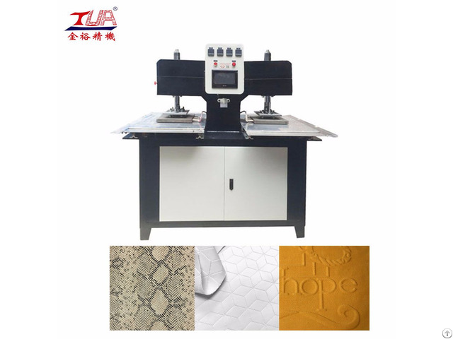 Embossing Pressing Machine For Fabric Label And Logo