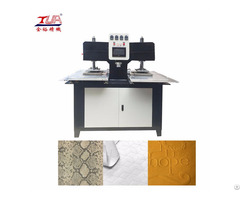 Embossing Pressing Machine For Fabric Label And Logo