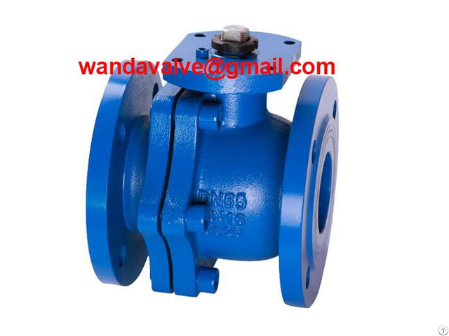 Din Pn16 Cast Iron Ball Valve