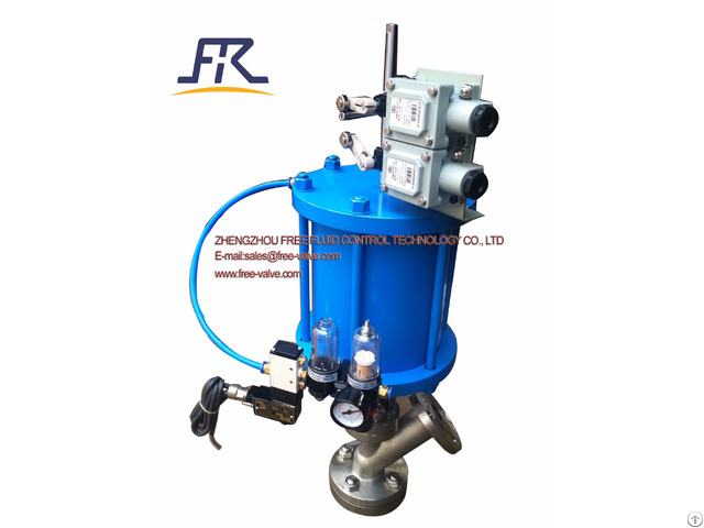 Pneumatic Tank Bottom Angle Valve