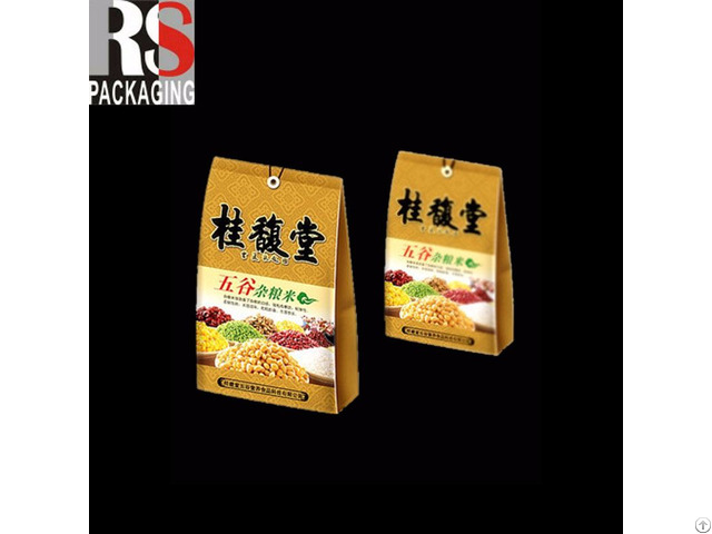 Customized Stand Up Pouch Food Bag With Zipper Aluminum Foil Packing