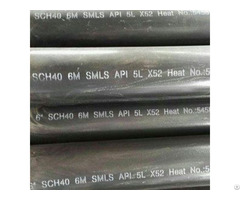 Black Coating Carbon Steel Pipe Api 5l X52
