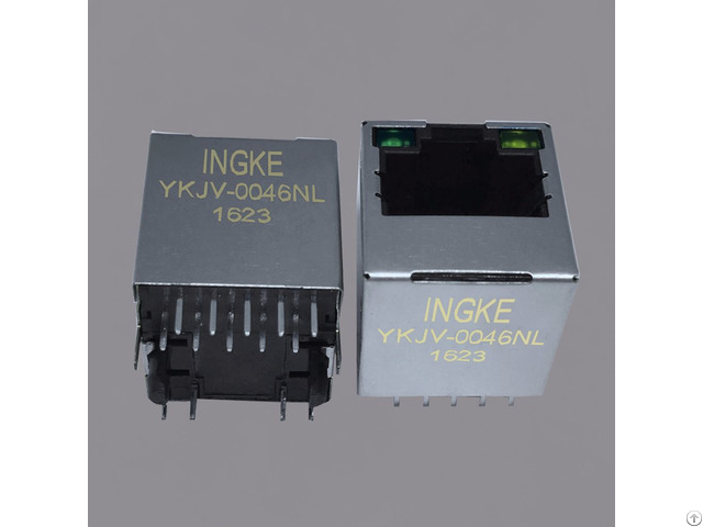 Ingke Ykjv 0046nl 100 Percent Cross Si 46004 F Through Hole Rj45 Modular Jack Connectors