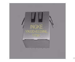 Ingke Technology Ykgd 8339nl 100 Percent Cross 6605444 6 Magnetic Rj45 Connectors