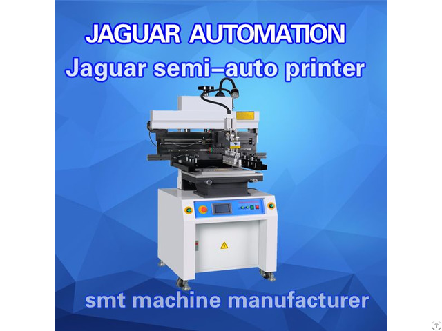 Small Semi Auto Screen Pcb Stencil Printer For Smt Machine