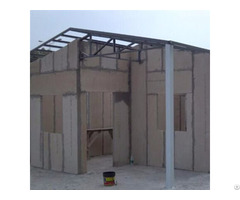 Long Life Time Strong Cement Board Panel Family Cabins