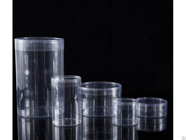 Clear Plastic Tube Containers For Packing Different Electronics Products